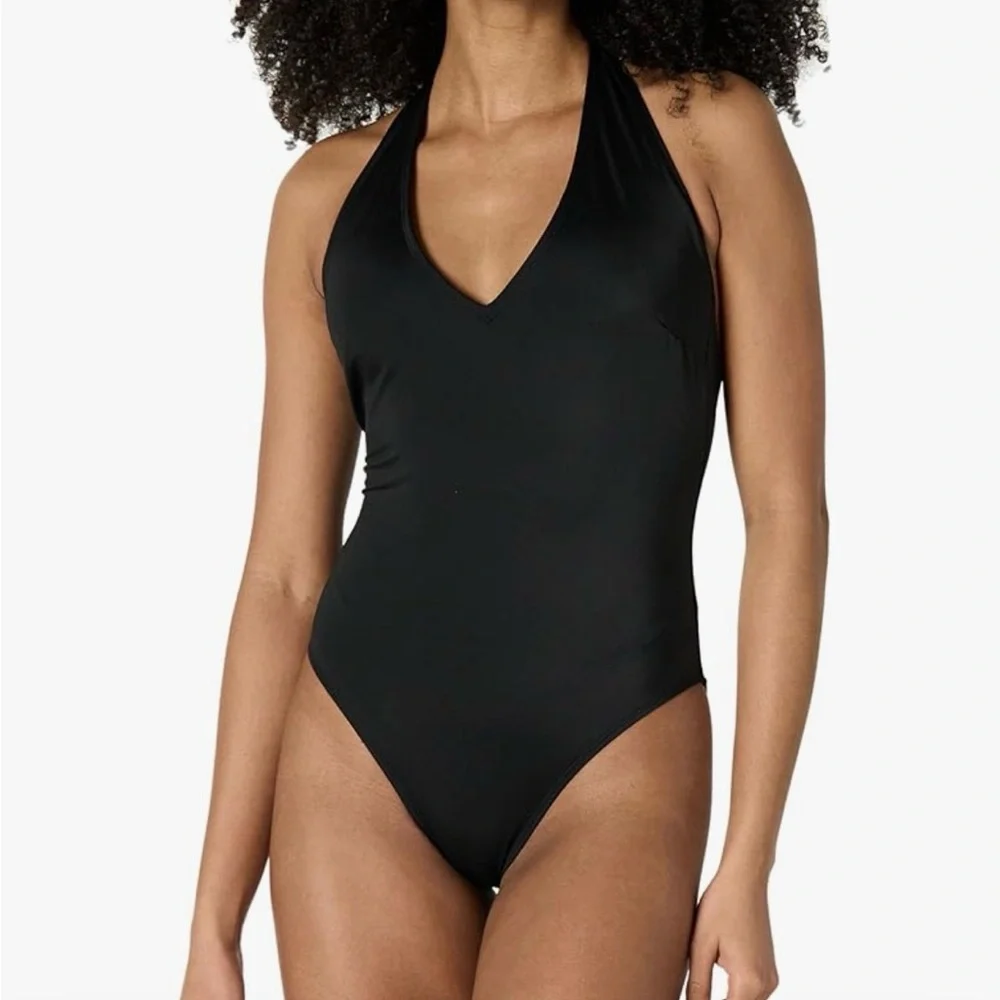 Black Halter Swimsuit